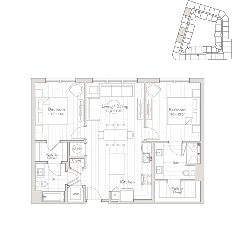 a black and white floor plan of a house